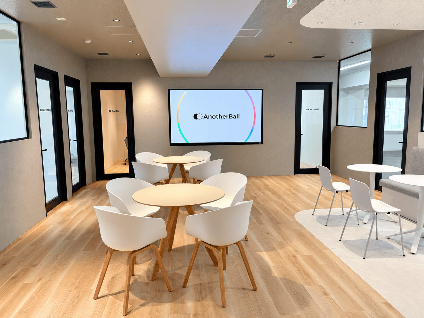 The free space at AnotherBall's new office